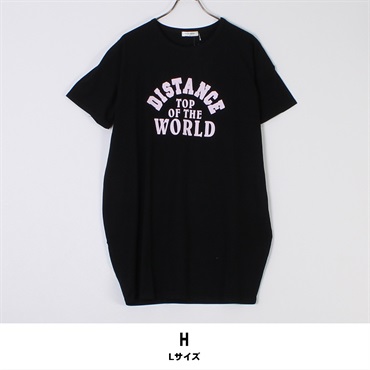 レディース 半袖コクーンTシャツ【目玉商品返品交換対象外】(H(Lサイズ))