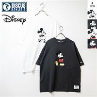 DISCUS(ディスカス)×ディズニー クルーネックTシャツ