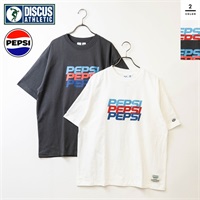DISCUS(ディスカス)×ペプシ クルーネックTシャツ