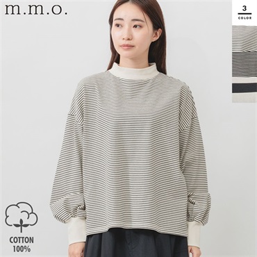 m.m.o.(エムエムオー) レディースバスクボリューム袖Tシャツ