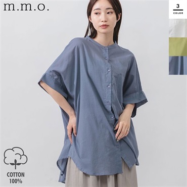 m.m.o.(エムエムオー) レディース後ろヨークギャザーブラウス