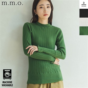 m.m.o.(エムエムオー) レディースメローリブハイネック