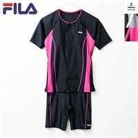 FILA(フィラ) レディースフルジップ半袖セパレートフィットネス水着