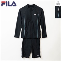 FILA(フィラ) レディースフルジップ長袖セパレートフィットネス水着