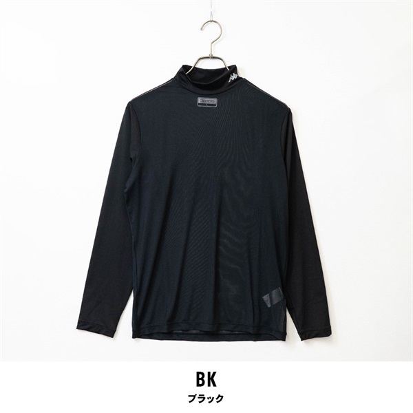 Kappa(カッパ) レディースメッシュハイネックインナー(ブラック-M)