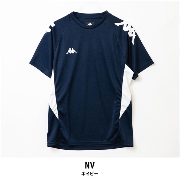 Kappa(カッパ) メンズプラクティス半袖Tシャツ(ネイビー-M)