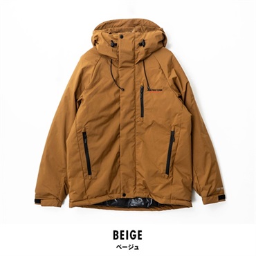 FIRST DOWN(ファーストダウン) メンズEX裏ラミネート加工中綿ブルゾン(ベージュ-M)