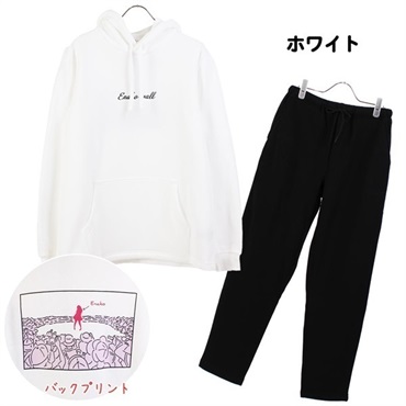 えなこ ルームウェア ブランケット付き(ホワイト-M)
