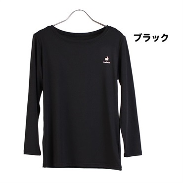 ルコック スポルティフ スポーツインナー ロングTシャツ(ブラック-M)