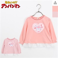 アンパンマン フリル付き 長袖Tシャツ ドキンちゃん
