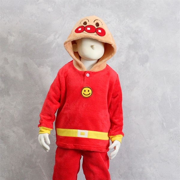 アンパンマン フード付き なりきり着ぐるみ(レッド-80)