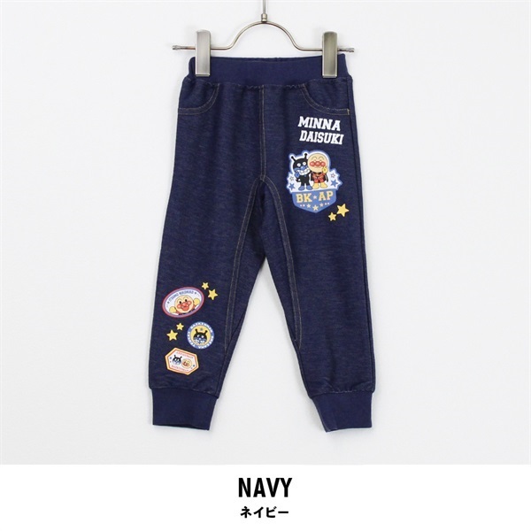 アンパンマン キッズ デニム(ネイビー-80)