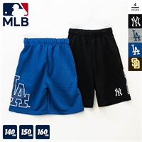 MLB(エムエルビー) キッズ裏毛刺繍ハーフパンツ