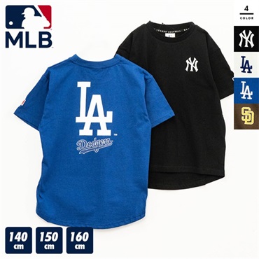 MLB(エムエルビー) キッズ天竺半袖Tシャツ