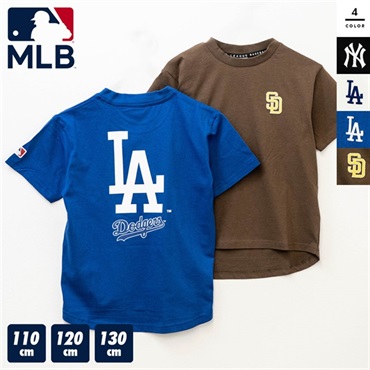 MLB(エムエルビー) キッズ天竺半袖Tシャツ