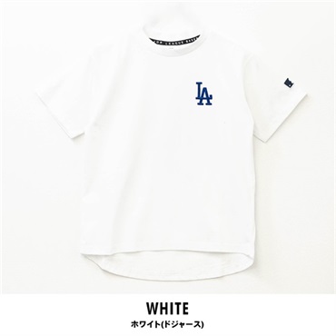 MLB(エムエルビー) キッズ天竺半袖Tシャツ(ホワイト(ドジャース)-110cm)