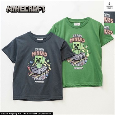 マインクラフト キッズ天竺半袖Tシャツ