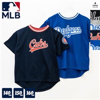 MLB(エムエルビー) キッズ天竺ワッペン半袖Tシャツ