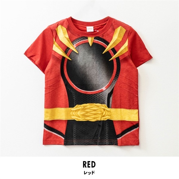 ナンバーワン戦隊ゴジュウジャー キッズ変身半袖Tシャツ(レッド-110cm)