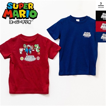 スーパーマリオ キッズ半袖Tシャツ