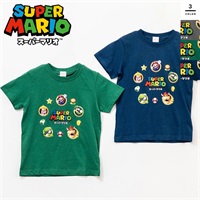 スーパーマリオ キッズ半袖Tシャツ