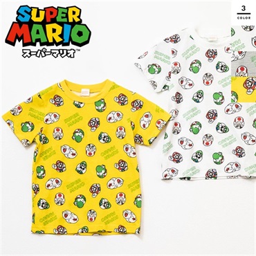 スーパーマリオ キッズ半袖Tシャツ