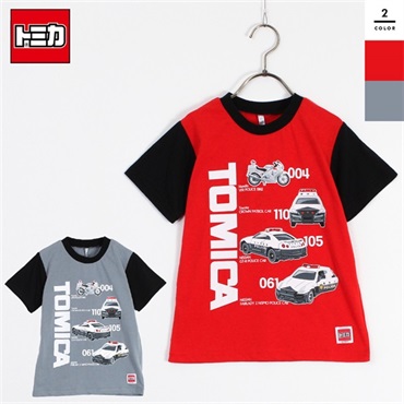 トミカ パトカー プリント 半袖Tシャツ