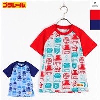 プラレール 新幹線 プリント 半袖Tシャツ