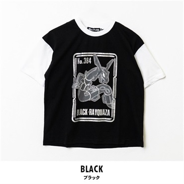 ポケットモンスター キッズガラルファイヤー天竺半袖Tシャツ(ブラック-110cm)