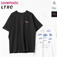 Lovetoxic(ラブトキシック) ガールズロゴバックプリントTシャツ