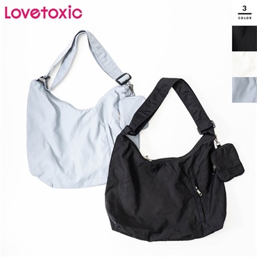 Lovetoxic(ラブトキシック) ポーチつきナイロンビッグショルダー