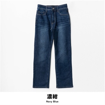 パレコレ レディースストレッチストレートデニム(濃紺-61cm)