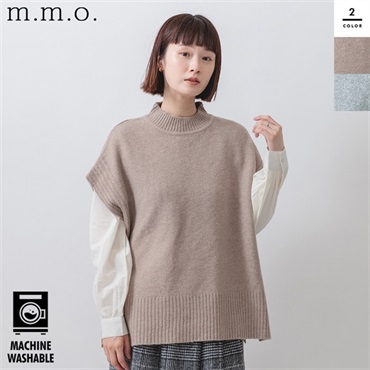m.m.o レディース ハイネックニット