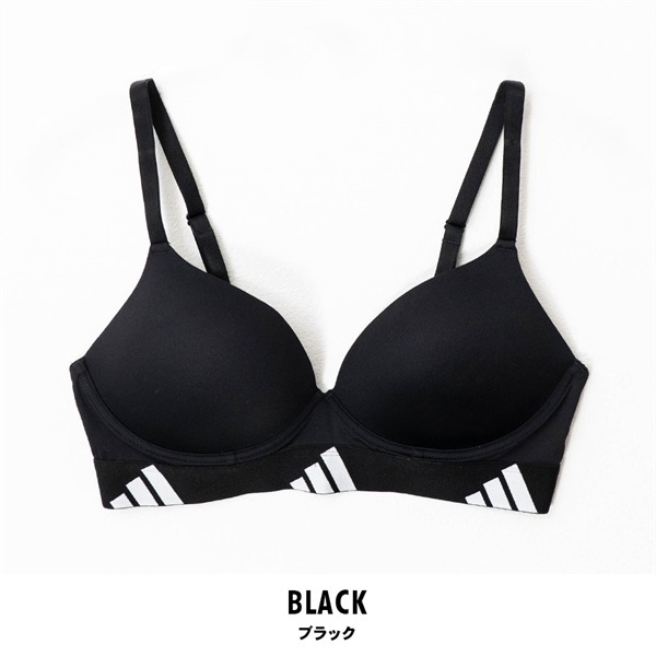 adidas(アディダス) レディーススポーツブラ(ブラック-M)