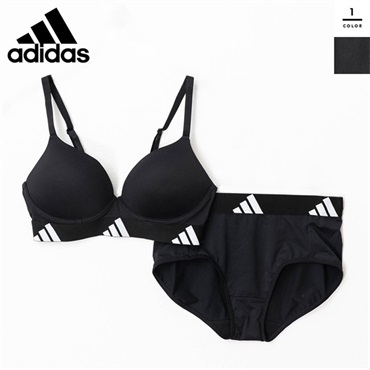 adidas(アディダス) レディーススポーツブラ&スポーツショーツ上下セット