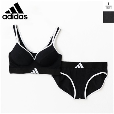 adidas(アディダス) レディーススポーツブラ&スポーツショーツ上下セット