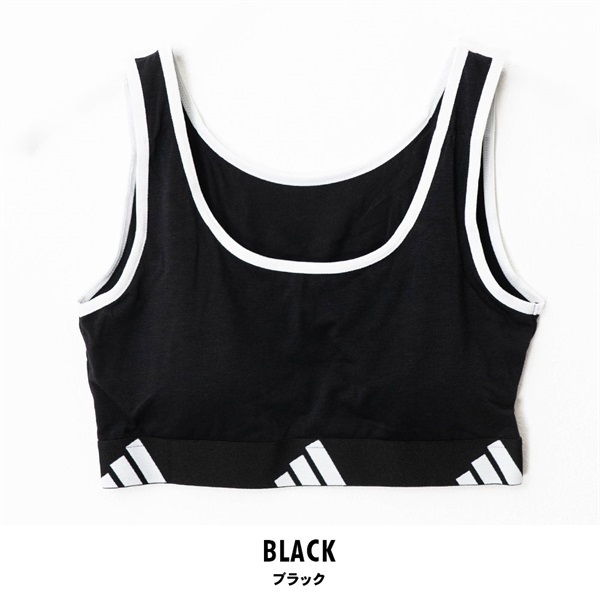 adidas(アディダス) レディーススポーツブラ(ブラック-M)