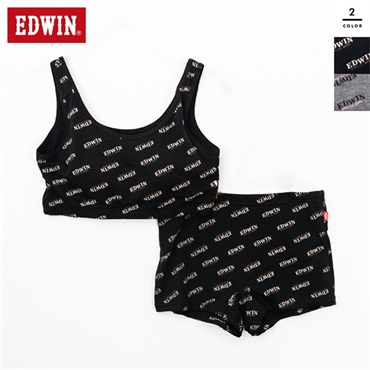 EDWIN(エドウィン) レディースモールドカップブラ＆1分丈ショーツ上下セット