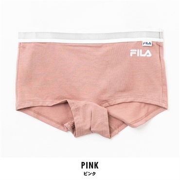 FILA(フィラ) レディース吸汗速乾ボクサーショーツ(ピンク-M)