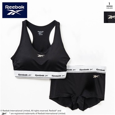 Reebok(リーボック) レディースボクサーショーツ&ハーフトップセット