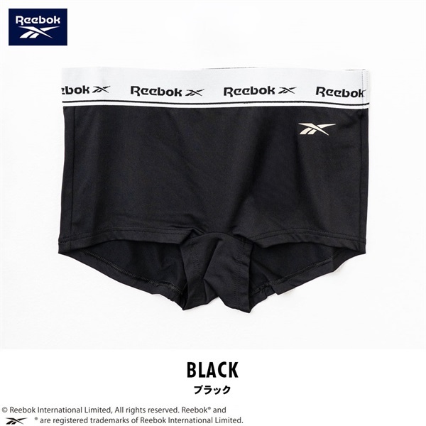 Reebok(リーボック) レディースボクサーショーツ(ブラック-M)