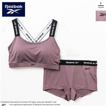 Reebok(リーボック) レディースボクサーショーツ&肩ゴムハーフトップセット