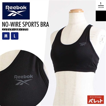 Reebok レディース ハーフトップ ブラ