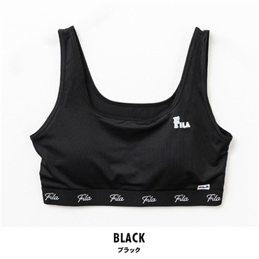 FILA(フィラ) レディースハーフトップ(ブラック-M)
