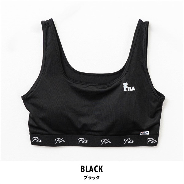 FILA(フィラ) レディースハーフトップ(ブラック-M)