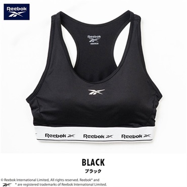 Reebok(リーボック) レディースハーフトップ(ブラック-M)