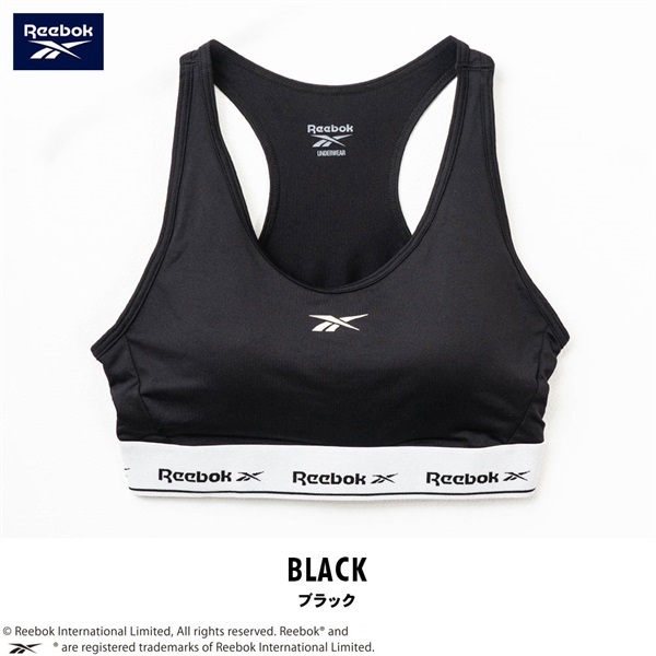 Reebok(リーボック) レディースハーフトップ(ブラック-M)