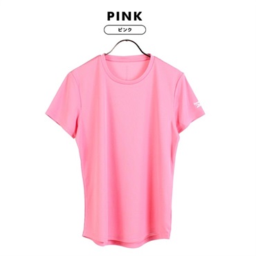 リーボック メッシュ Tシャツ 半袖(ピンク-M)