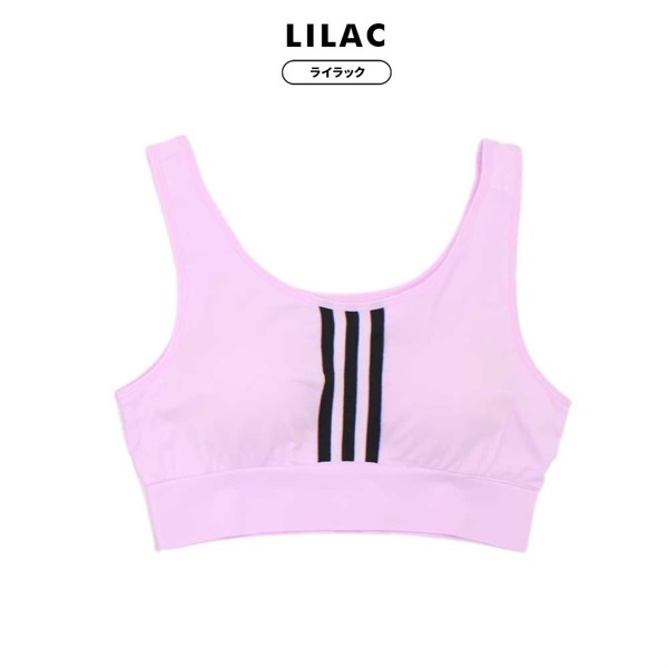 アディダス ノンワイヤースポーツブラ(ライラック-M)