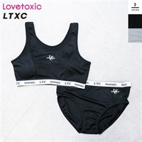 Lovetoxic(ラブトキシック) 女児メッシュハーフトップ＆ショーツ上下セット